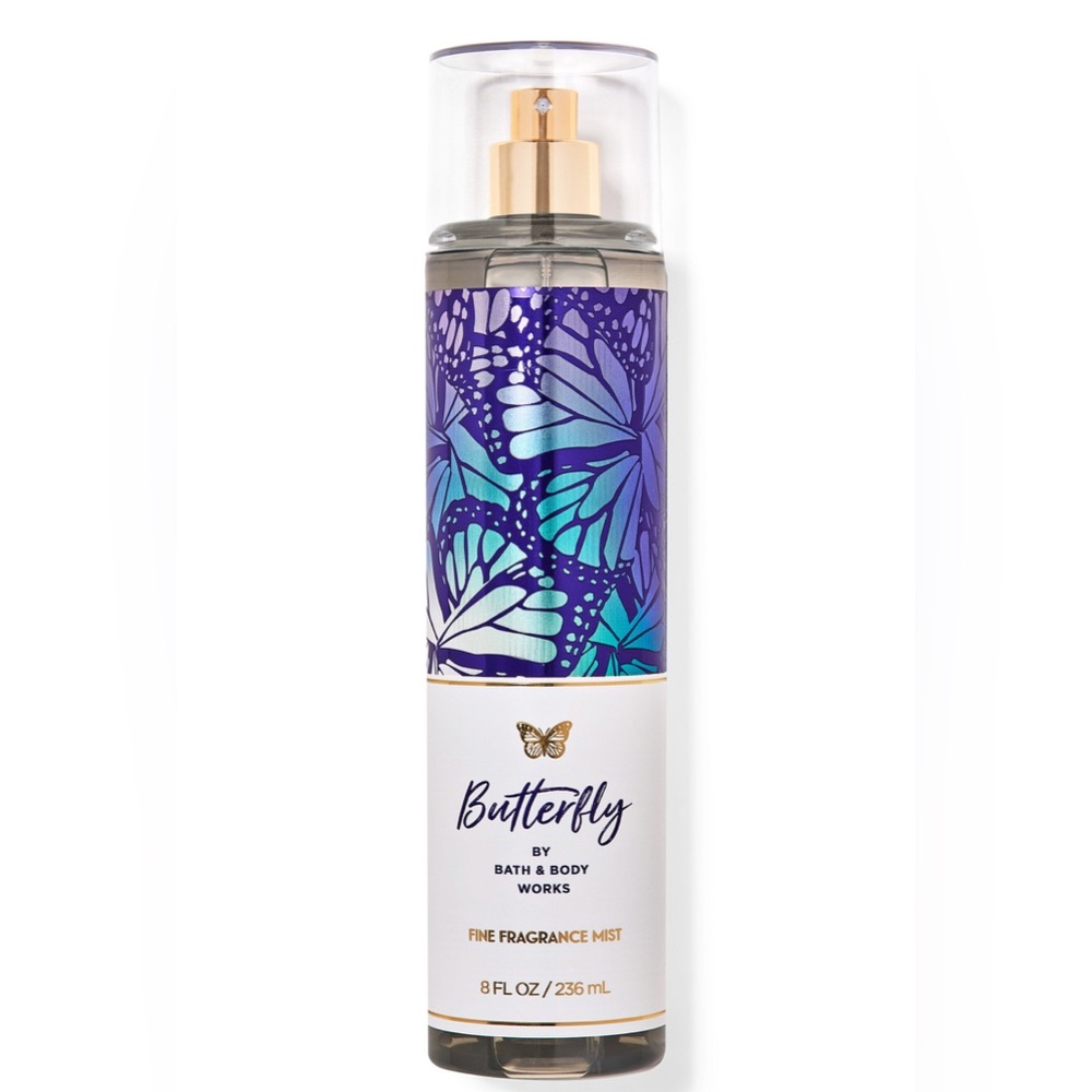 Bath & Body Works Butterfly Fragrance Mist - Blue and Teal